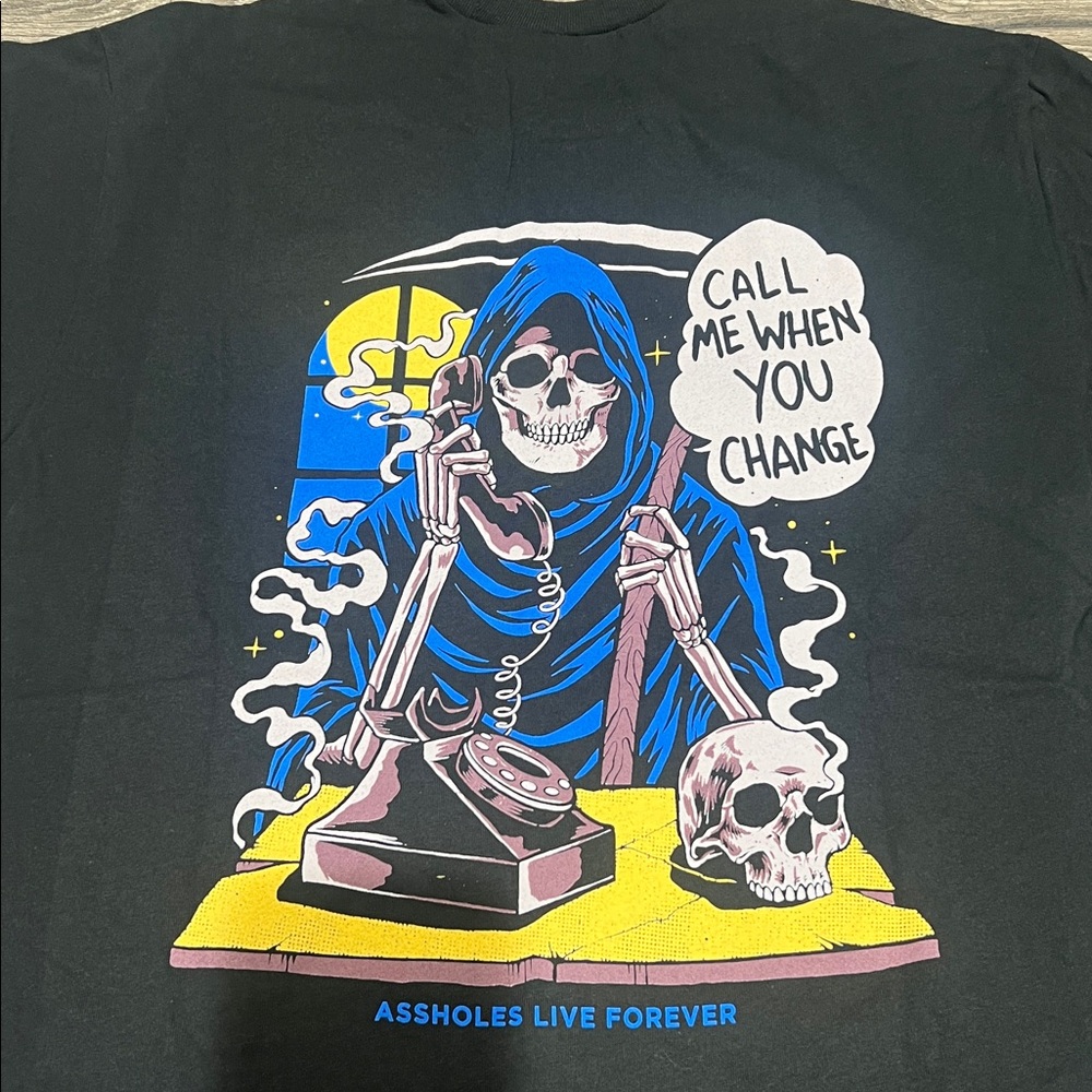 ALF T-Shirt (L) New Unisex Call Me When You Change